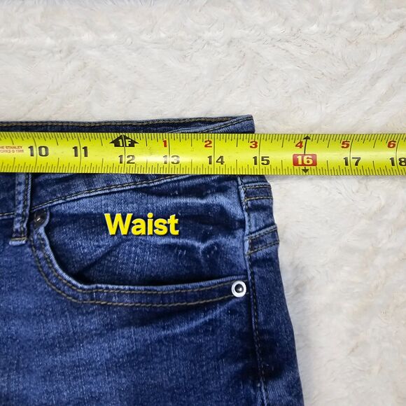 Tinseltown Stretchy Skinny Jeans Dark Wash Women's Size 13 - Picture 10 of 14